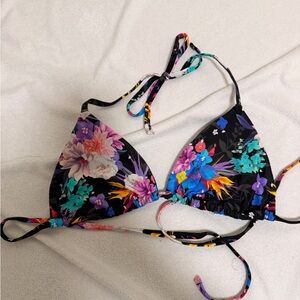 Floral Triangle Bikini Top from Aerie